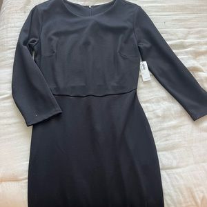 Black Quarter Sleeve Business Dress